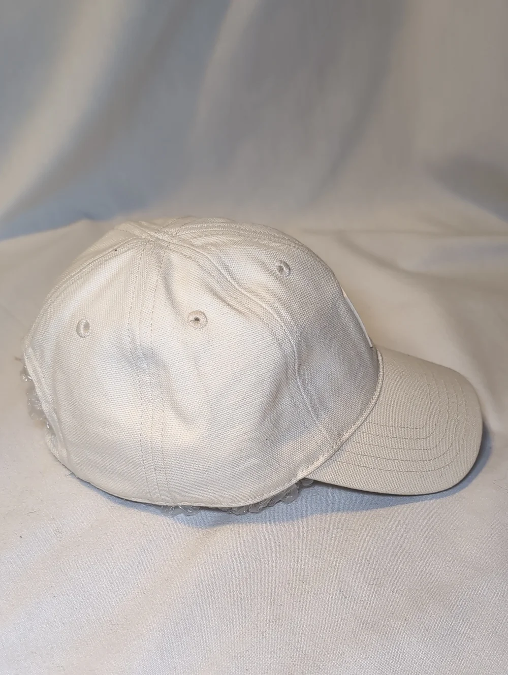 Carhartt White/Beige Canvas Baseball Cap with Logo Patch Baby Infant